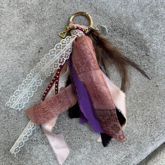 DB Signature Boot Charm - Dusty Rose