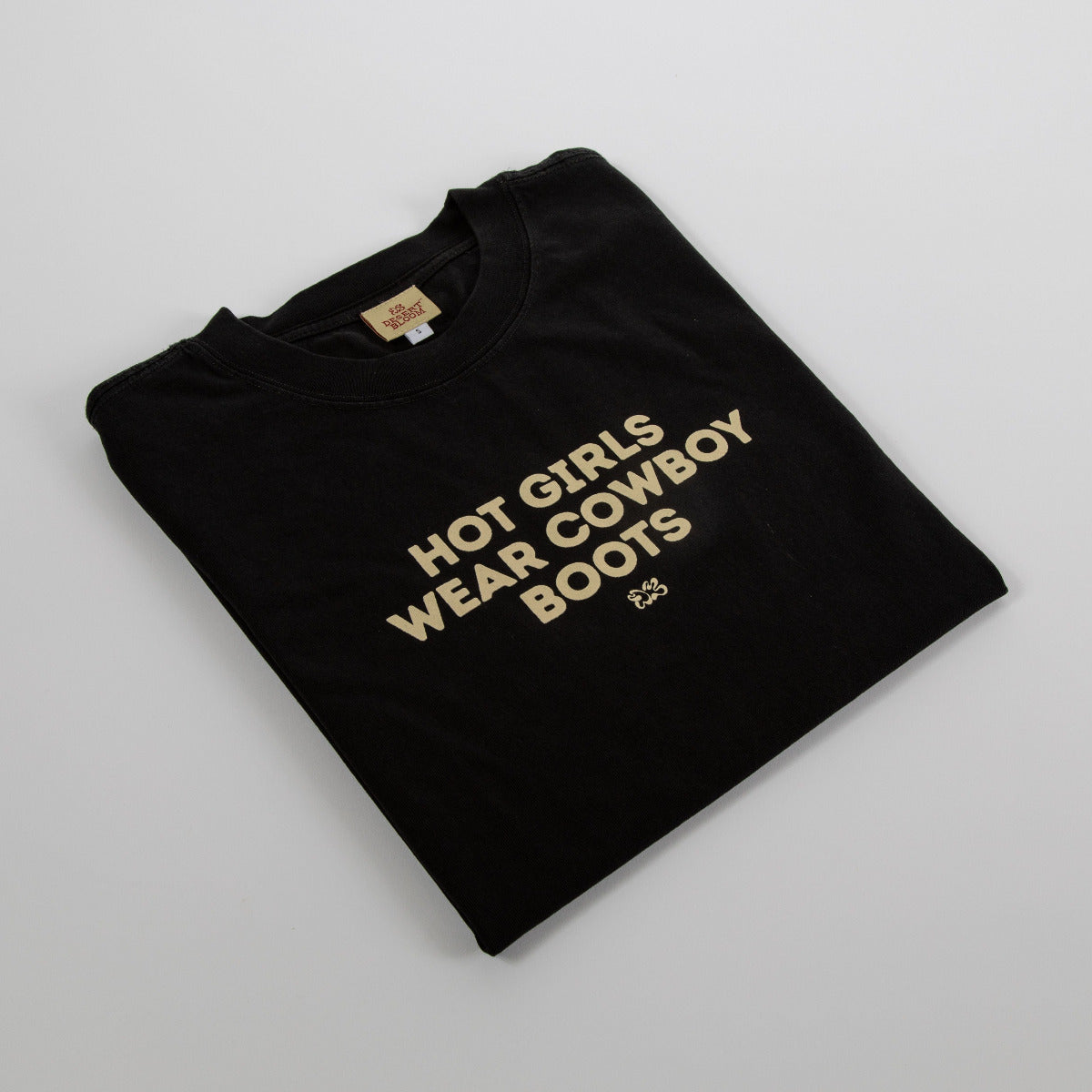 HOT GIRL VINTAGE TEE CHARCOAL
