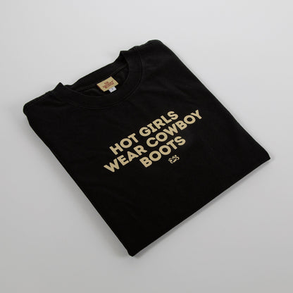 HOT GIRL VINTAGE TEE CHARCOAL