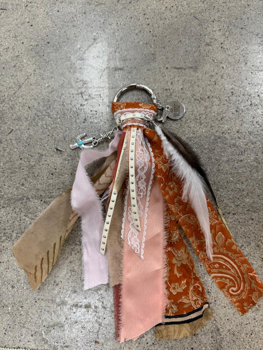 DB Signature Boot Charm- Orange Glaze