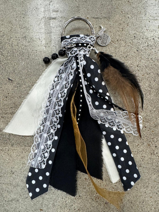 DB Signature Boot Charm- Polka Gal