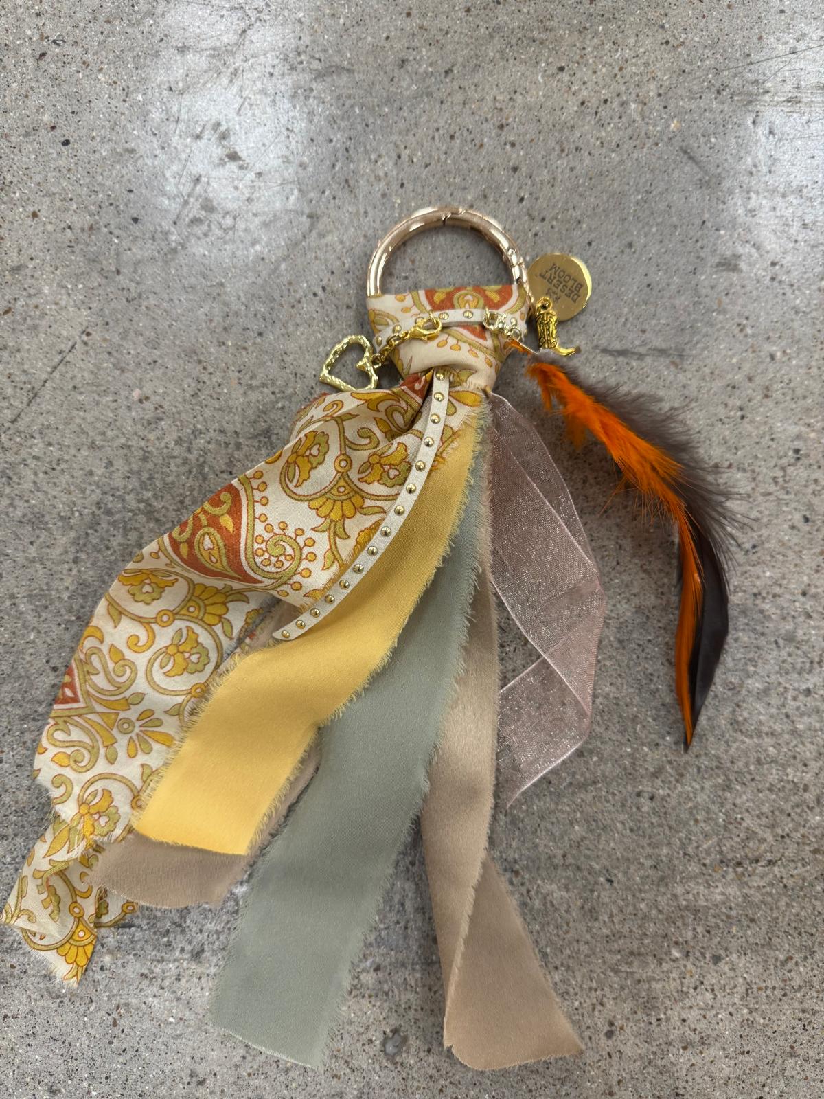 DB Signature Boot Charm- Saddle Suede